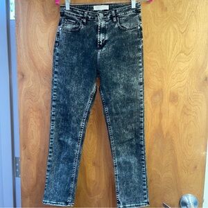 Rapsodia Black Acid Wash Jeans Women’s size 24. Bohemian chic Argentina
